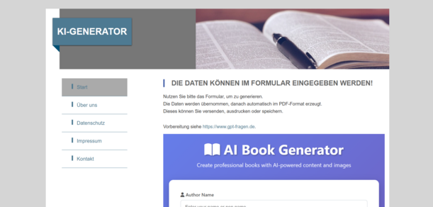 Bookgenerator